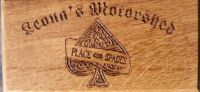 AC/DC Shed plaque place of spades